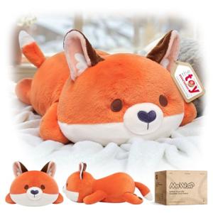 Cute Fox Plush Pillow - Soft & Squishy Cuddly Toy