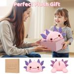 Mewaii Cute Axolotl Plush Pillow for Kids