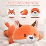 Cute Fox Plush Pillow - Soft & Squishy Cuddly Toy
