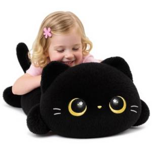 Mewaii 20" Black Cat Plush Pillow Toy