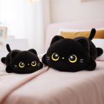 Mewaii 20" Black Cat Plush Pillow Toy