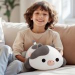 Mewaii Cow Plush Pillow - Cute Cuddly Body Pillow