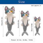 Cute Plush Shark Cat Doll Pillow for Kids