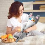 Cute Plush Shark Cat Doll Pillow for Kids