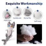 Cute Plush Shark Cat Doll Pillow for Kids