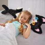 Cute Plush Shark Cat Doll - 80cm Soft Toy