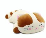 Vintoys 23.5" Brown Cat Hugging Pillow Plush Toy