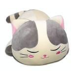 Vintoys 23.5" Grey Sleeping Cat Plush Pillow