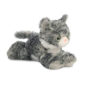 Aurora Mini Flopsies Lily Grey Tabby Plush Toy