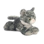 Aurora Mini Flopsies Lily Grey Tabby Plush Toy