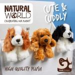 Fluffy Cocker Spaniel Plush Toy 30cm