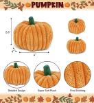DolliBu Large Pumpkin Plush - Cute Halloween Toy