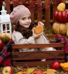 DolliBu Large Pumpkin Plush - Cute Halloween Toy