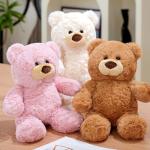 10-Inch Soft White Teddy Bear Plush Toy