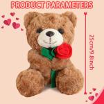 Cute 9.8" Teddy Bear Plush Toy for Gifts