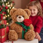 Cute 9.8" Teddy Bear Plush Toy for Gifts