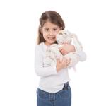 Melissa & Doug Big Feet Bunny Plushie Toy