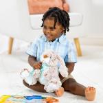 Melissa & Doug Big Feet Bunny Plushie Toy