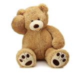 MorisMos 39" Giant Light Brown Teddy Bear