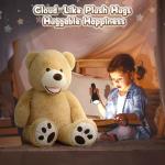 MorisMos 39" Giant Light Brown Teddy Bear