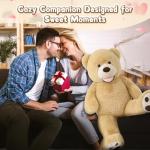 MorisMos 39" Giant Light Brown Teddy Bear