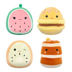 Squishmallows 5-Inch Food Plush Toys 4-Pack