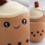 Cute Boba Plush Keychain - Kawaii Bubble Tea