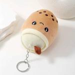 Cute Boba Plush Keychain - Kawaii Bubble Tea