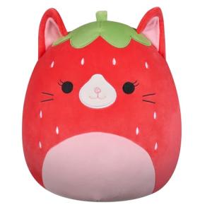 Squishmallows Olma Strawberry Cat Plush Toy 12-Inch