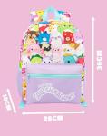 Squishmallows Girls' Backpack with Plush Animal Characters