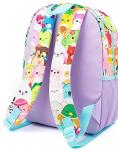 Squishmallows Girls' Backpack with Plush Animal Characters