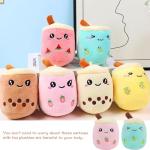 Kawaii Bubble Tea Plush Keychain Set of 6