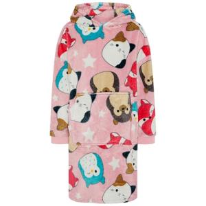 Squishmallows Pink Wearable Blanket Hoodie for Kids