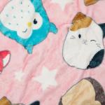 Squishmallows Pink Wearable Blanket Hoodie for Kids