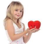 Aurora Palm Pals Amore Heart Plush Toy, 13cm