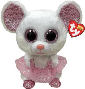 TY Beanie Boo Nina Mouse Plush Toy - 15 CM