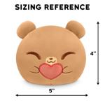 TeeTurtle 4" Reversible Bear Plushie - Kawaii Love