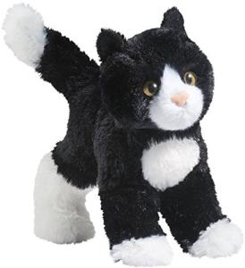 Douglas Snippy Black and White Cat Plush Toy