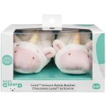 Luna Unicorn Rattle Booties for Babies