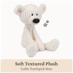 GUND Toothpick Teddy Bear Plush Toy, 15”