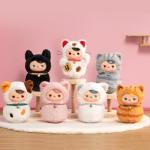 POP MART PUCKY Roly-Poly Kitty Vinyl Plush Toy