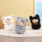 POP MART PUCKY Roly-Poly Kitty Vinyl Plush Toy