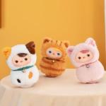 POP MART PUCKY Roly-Poly Kitty Vinyl Plush Toy