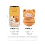 POP MART PUCKY Roly-Poly Kitty Vinyl Plush Toy