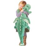 37in Cute Green Dragon Plush Toy with Wings