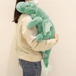 37in Cute Green Dragon Plush Toy with Wings