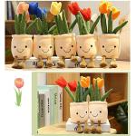 Cute Tulip Plush Toy Set - 3 Soft Dolls