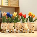 Tulip Plush Toy - Soft Flower Pot Pillow