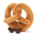 Jellycat Amuseables Pretzel Plush Toy, 7 Inches