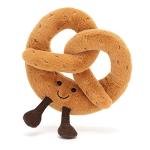 Jellycat Amuseables Pretzel Plush Toy, 7 Inches